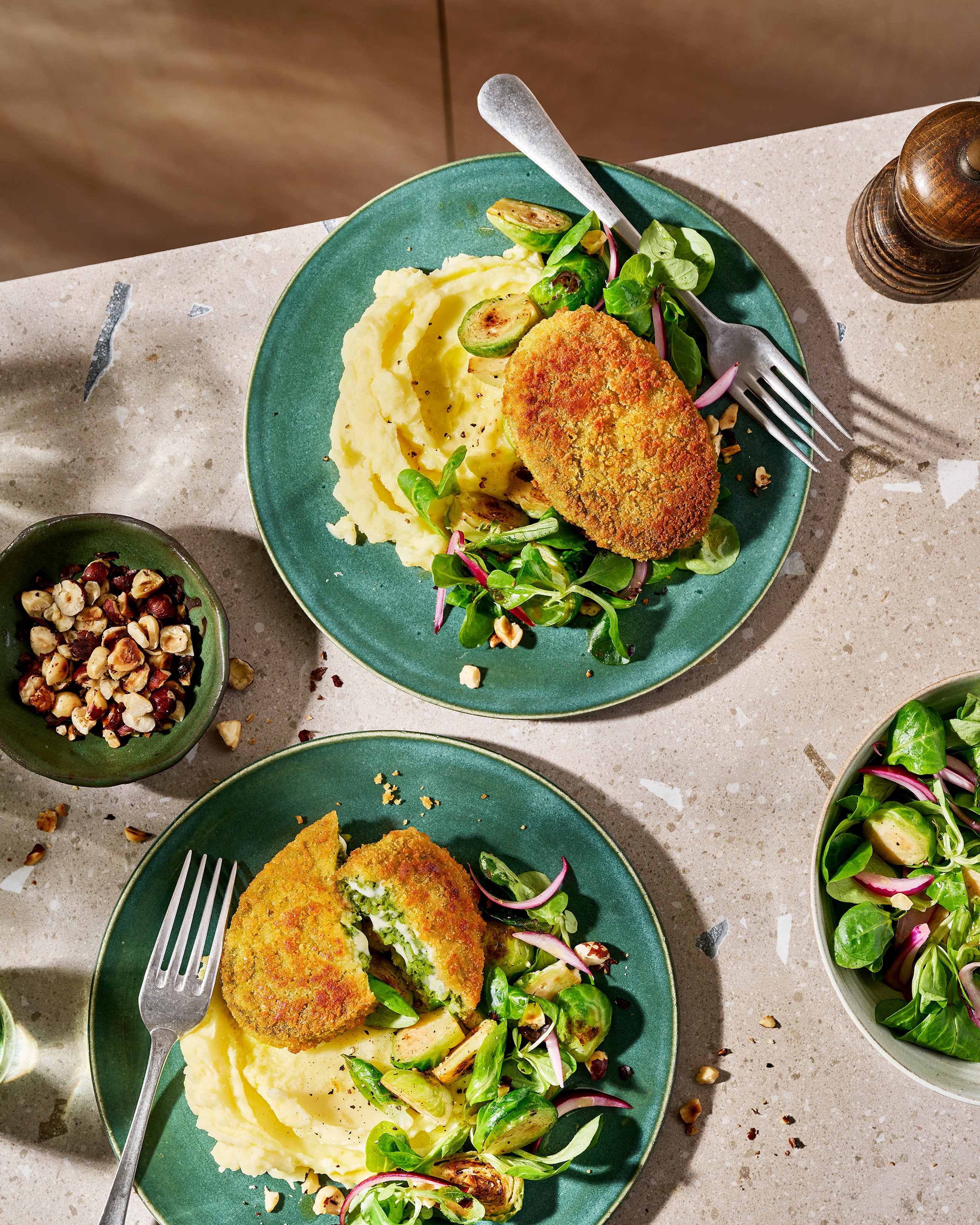 špenátový syr so zemiakmi