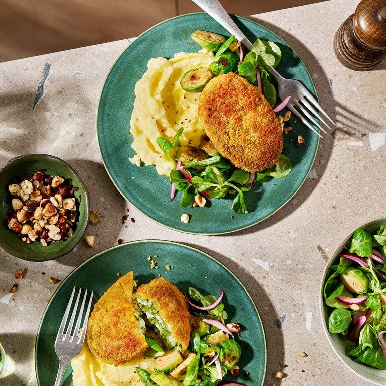 špenátový syr so zemiakmi